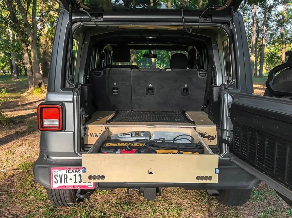 P3 trunk organizer jeep wrangler jl