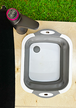 Sink and faucet